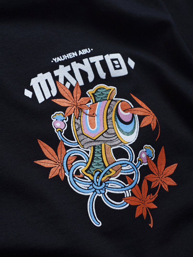 MANTO fudo t-shirt -black